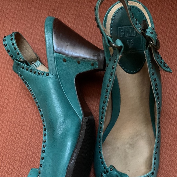 Frye slingback peep toe sandals - Picture 8 of 12